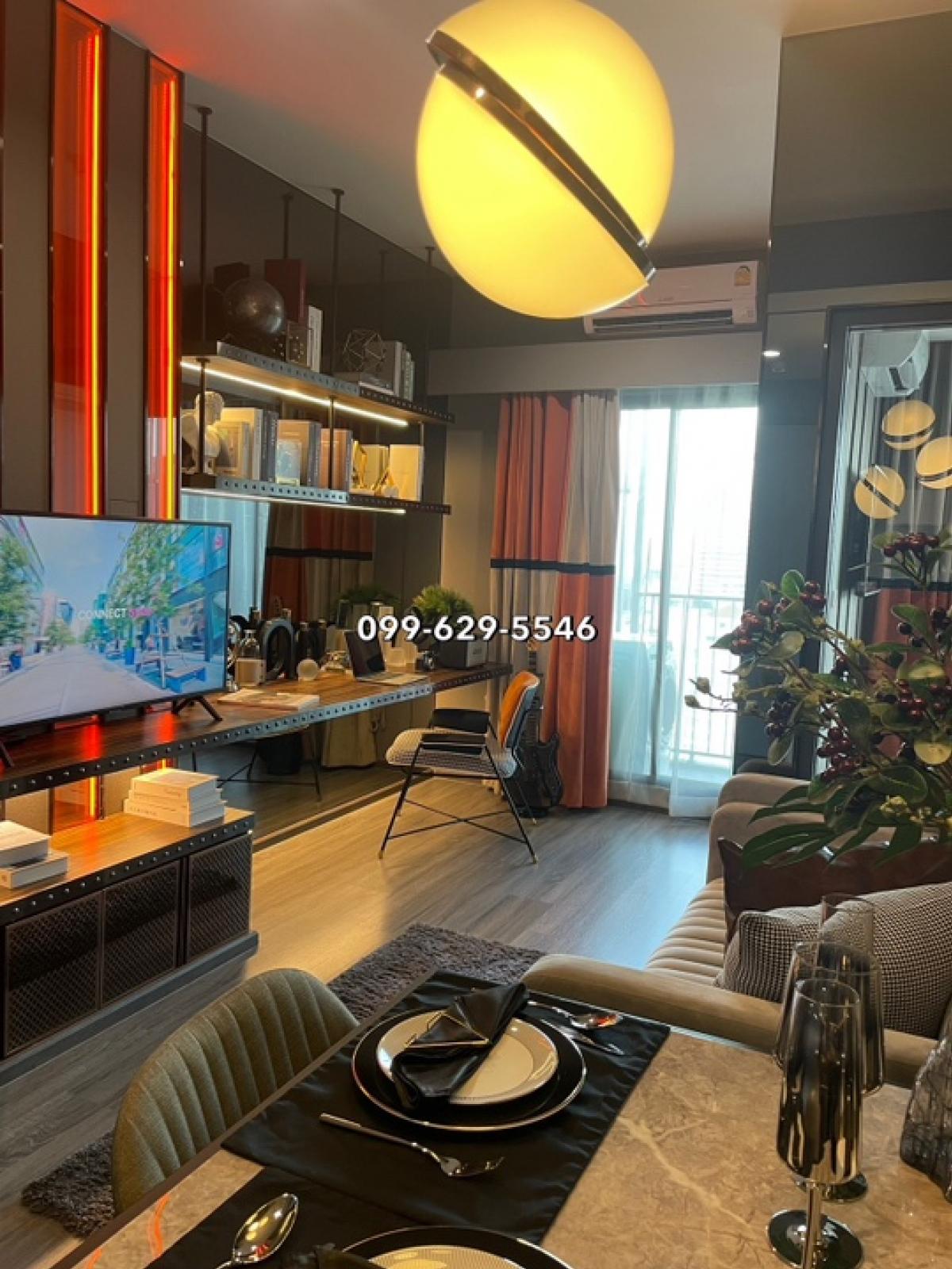 For SaleCondoSiam Paragon ,Chulalongkorn,Samyan : 📍IDEO CHULA SAMYAN✨ High floor, beautiful room, size 34 sq m, built-in furniture, complete with electrical appliances, call 099-629-5546 urgently, the room will go quickly🔥