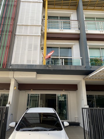 For RentHouseChaengwatana, Muangthong : HR2058 Townhouse for rent, 3 floors, Chuenchuen Village, Modus Centro, Soi Chaeng Watthana 41, near Muang Thong Thani