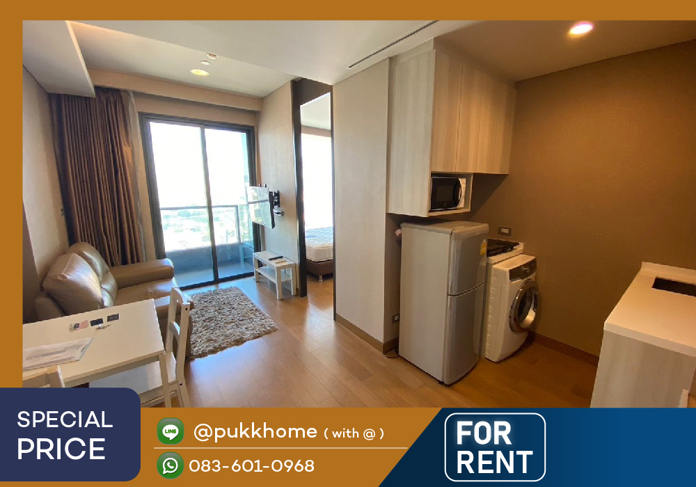 ให้เช่าคอนโดสุขุมวิท อโศก ทองหล่อ : THE LUMPINI 24  | 1 Bedroom Layout ห้องมุม ครัวกว้าง 📞 Line : @pukkhome (with @)