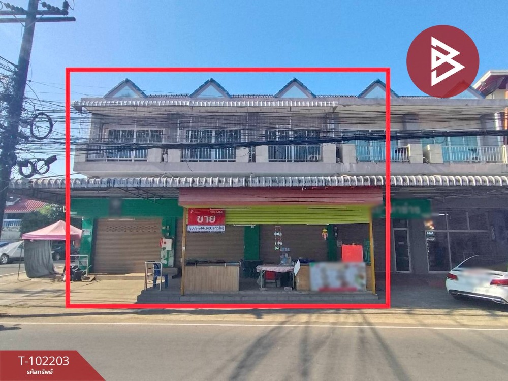 For SaleShophouseChanthaburi : Commercial building for sale, 2 units, area 71.9 sq.wa, Tha Chang, Chanthaburi