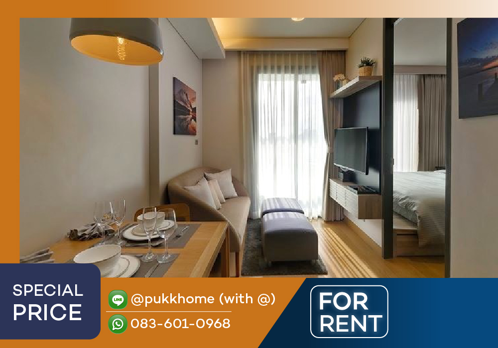 ให้เช่าคอนโดสุขุมวิท อโศก ทองหล่อ : THE LUMPINI 24  | 1 Bedroom Layout ห้องมุม ครัวกว้าง 📞 Line : @pukkhome (with @)