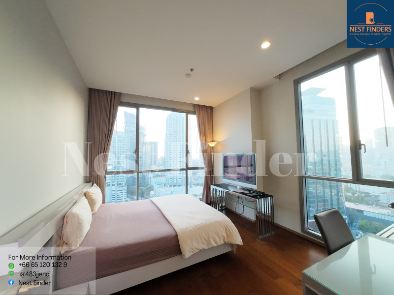 ให้เช่าคอนโดสุขุมวิท อโศก ทองหล่อ : Corner Unit with Stunning City Views : For Rent: Quattro by Sansiri