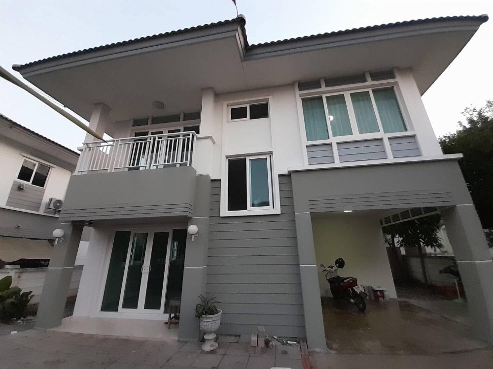 For RentHouseNonthaburi, Bang Yai, Bangbuathong : Single house for rent, 52 sq m, Kunaphat Village 6, Ban Kluai Sai Noi Road, near Ja Green Village Bang Bua Thong