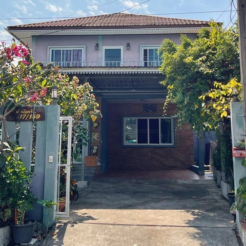 For RentHouseKaset Nawamin,Ladplakao : Single house for rent in Ram Intra Road, Kaset-Nawamin Road, Sukhanthi Village, Soi Lat Phrao 62, near the Pink Line, near Central Ram Intra