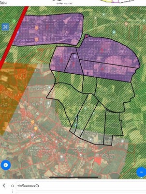 For SaleLandPattaya, Bangsaen, Chonburi : For sale: Purple land, Khao Mai Kaew pattern, Bang Lamung, area 2,096 rai, selling for 2.5 million baht per rai, can be divided, Khao Mai Kaew Subdistrict, Bang Lamung District, Chonburi Province