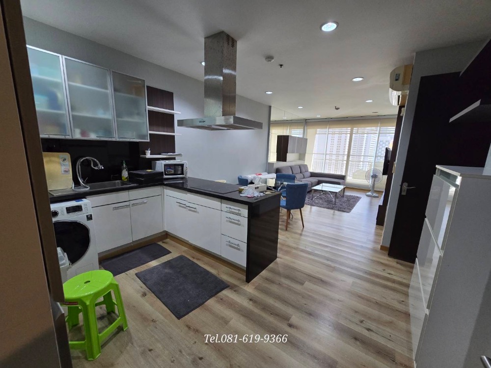 ให้เช่าคอนโดราชเทวี พญาไท : For Rent: 2-Bedroom 2bath 84 sq.m. Full renovated Condo in Phaya Thai – Ratchathewi! ✨