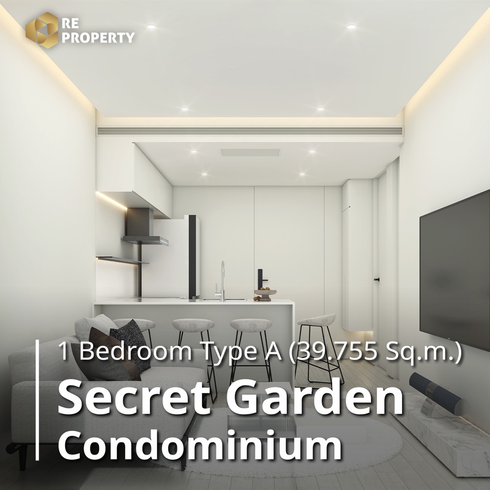 For SaleCondoPattaya, Bangsaen, Chonburi : For Sale! Secret Garden Condominium Pattaya Type A