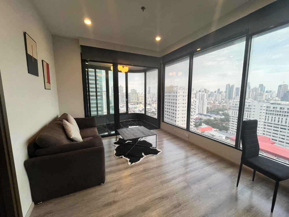 For SaleCondoRama9, Petchburi, RCA : New room, best price!! 2 bedrooms, 1 bathroom, 55.5 sq m, high floor, very beautiful view, ready to sell