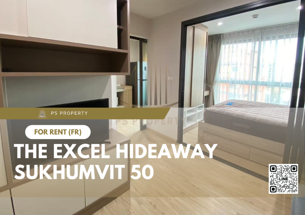 ให้เช่าคอนโดอ่อนนุช อุดมสุข : ให้เช่า 📍 The Excel Hideaway Sukhumvit 50 📍 เฟอร์นิเจอร์ และ เครื่องใช้ไฟฟ้าครบ ใกล้ BTS อ่อนนุช