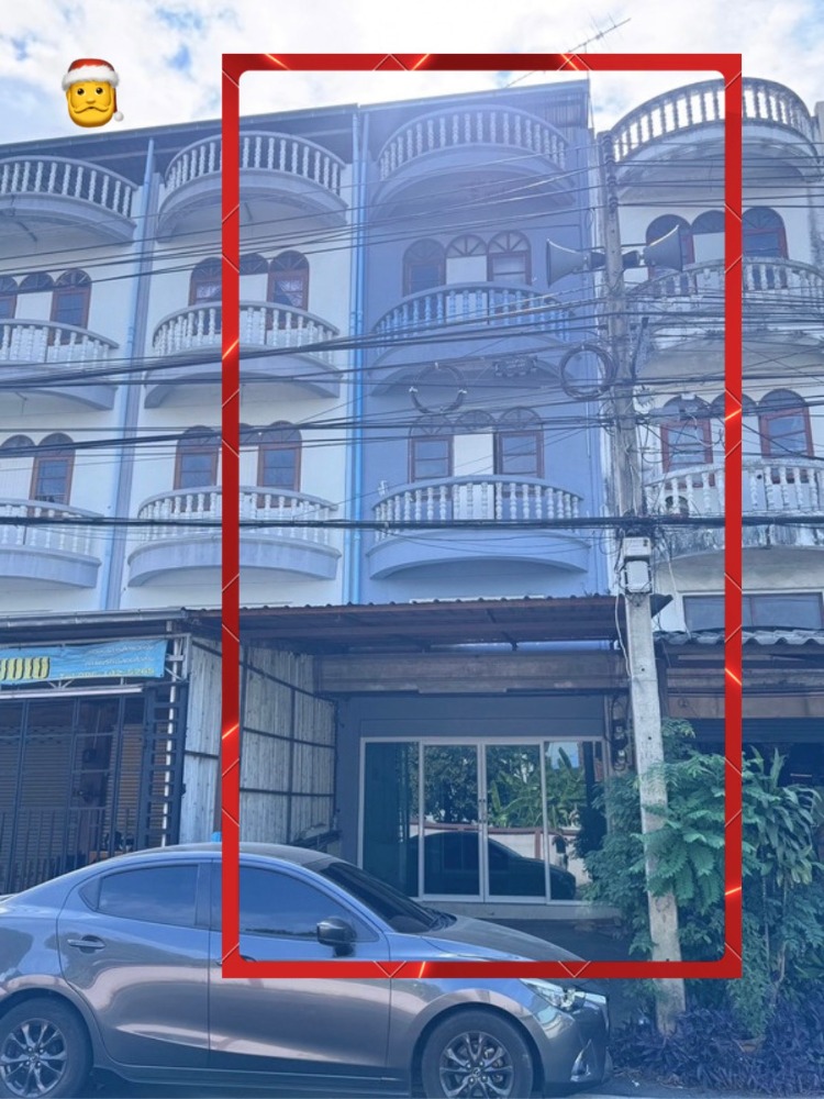 For RentShop HouseKasetsart, Ratchayothin : #Urgent for rent, 4-storey commercial building with roof terrace, newly renovated, Phahon Yothin 68: Khu Khot, Lam Luk Ka District, Pathum Thani