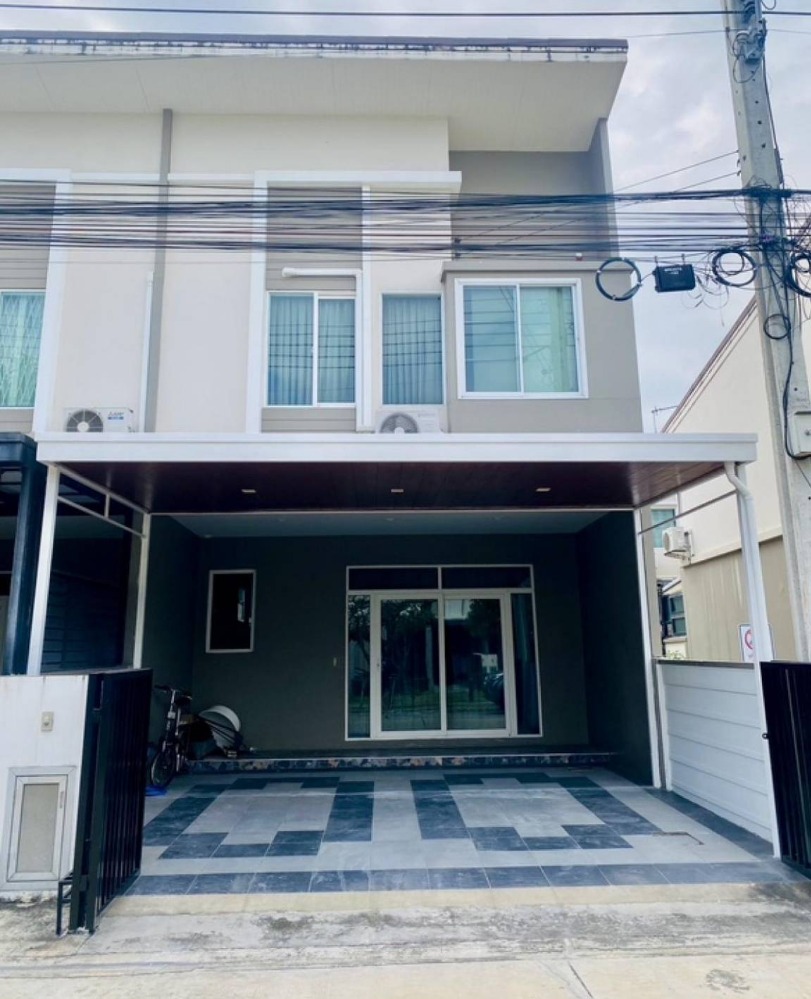 For RentTownhouseSamut Prakan,Samrong : Townhome for rent, Casa City Bangna, near Mega Bangna, only 6 minutes away