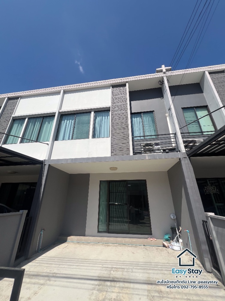 For RentTownhomePathum Thani,Rangsit, Thammasat : 🏠 For Rent: 2-Story Townhouse at Pleno Phahonyothin-Rangsit, Fully Furnished with Electrical Appliances, Ready to Move In