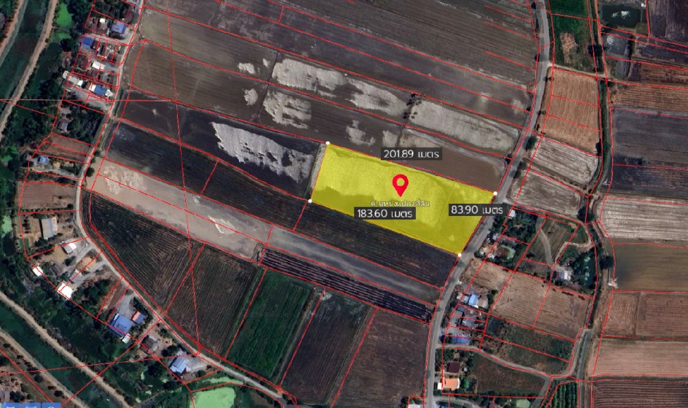 For SaleLandSuphan Buri : For sale, prime location empty land! 9 rai 1 ngan 35 sq.w. Price only 300,000/rai, ready to transfer 🎉Land width 85x185 meters, suitable for agriculture, building a house or raising animals, good soil, water, convenient transportation via asphalt road