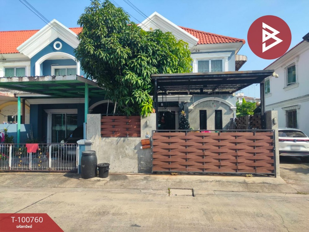 For SaleTownhouseSamut Prakan,Samrong : Townhouse for sale, Nirun Ville 9 Village, Bangna KM.5 (Nirun Ville9 Bangna KM.5), Bang Phli, Samut Prakan