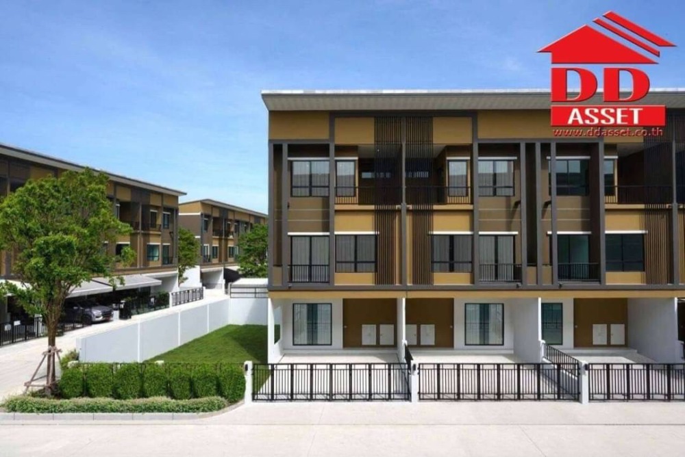 For RentTownhouseRama5, Ratchapruek, Bangkruai : Townhouse for rent, 3 floors, Sammakorn Village, Chaiyaphruek Avenue-Ring Road, new house, ready to move in, code T8016