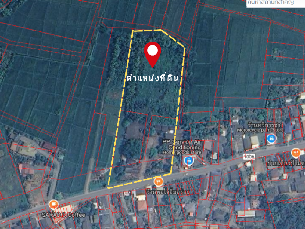 For SaleLandChiang Mai : Land for sale with buildings, width 85 meters, San Kamphaeng District, 9 rai