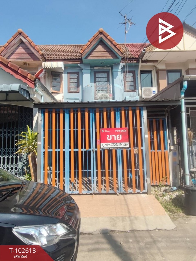 For SaleTownhouseMahachai Samut Sakhon : Townhouse for sale, Pongsirichai Village 1, Om Noi, Krathum Baen, Samut Sakhon