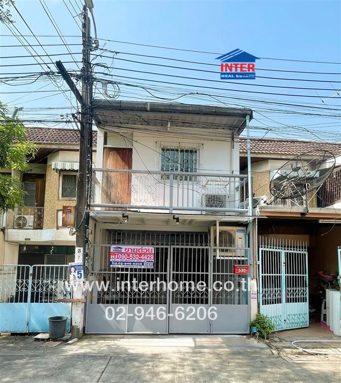 For SaleTownhousePinklao, Charansanitwong : 2-storey townhouse, 19.5 sq.w., townhouse near HomePro, Soi Charansanitwong 18, Soi Wat Pho Riang, Charansanitwong Road, Itsaraphap Road, Bang Khun Non District, Bangkok