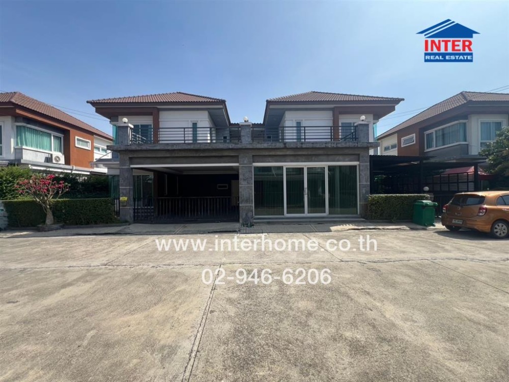 For SaleHouseNonthaburi, Bang Yai, Bangbuathong : 2-storey detached house, 82.6 sq.w., Chuenchom Park Village 3, Bang Kruai-Sai Noi, near Big C Sai Noi, Bang Kruai-Sai Noi Road, Pathum Thani-Lang Len Road, Sai Noi, Nonthaburi