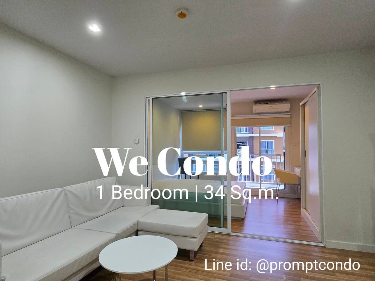 For RentCondoYothinpattana,CDC : For rent 🚝we condo Ekkamai-Ram Inthra, a large, large room, good price, ready to be in March for free‼ ️ Water costs all year round 📱Line: @promptcondo