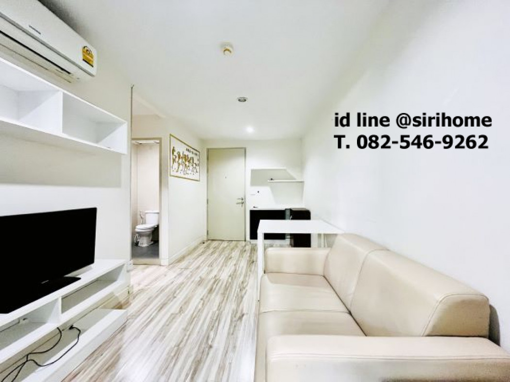 For RentCondoRama5, Ratchapruek, Bangkruai : Condo for rent Sammakorn S9 (Condo Sammakorn S9) 1st floor, Building D, swimming pool view, ready to move in, near MRT Bang Rak Yai, sold with tenants