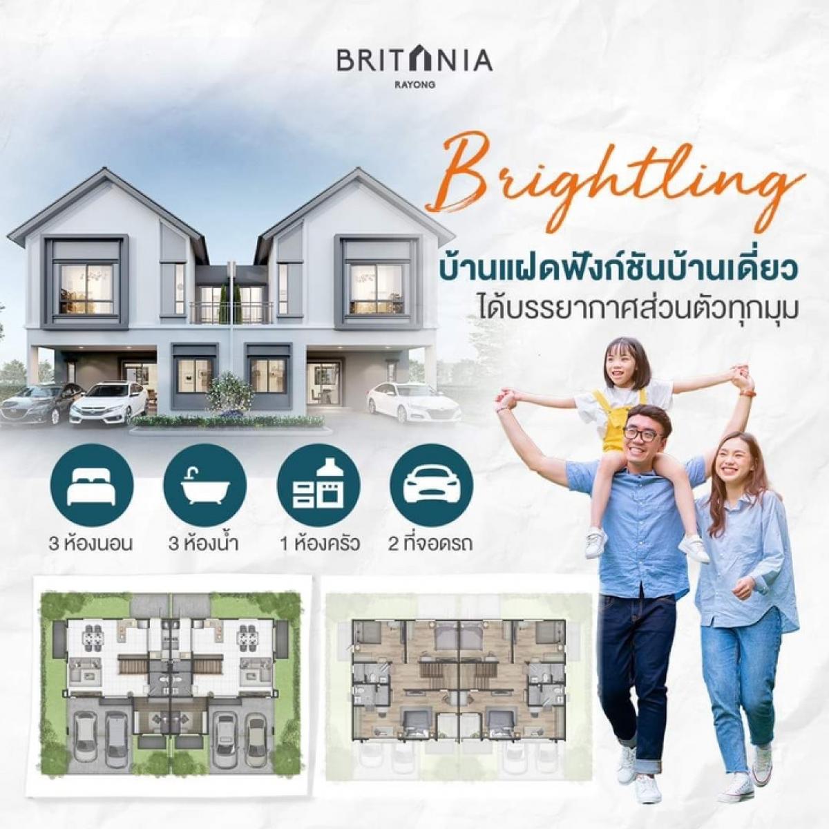 ขายบ้านระยอง : ❤️‍🔥มาก่อน..ได้ก่อน❤️‍🔥
🏡โครงการบ้านติดถนนใหญ่ ไม่เข้าซอย‼️
💥แถมครัวบิ้วท์อิน