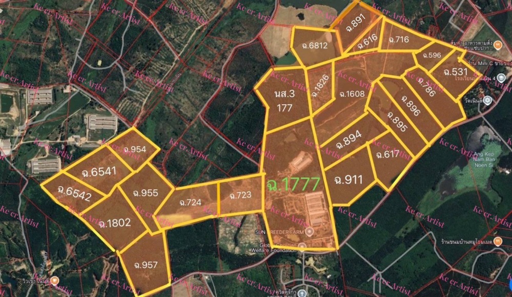 For SaleLandPattaya, Bangsaen, Chonburi : Large plot of land for sale in chonburi  - land size 1182-3-72 rai