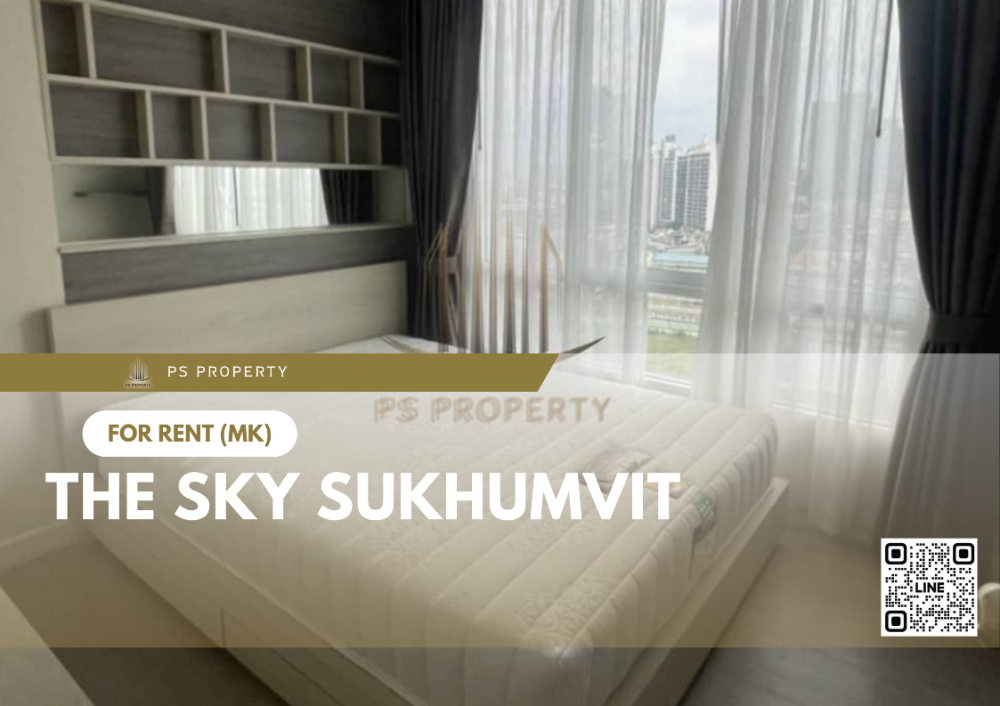 For RentCondoOnnut, Udomsuk : For rent ✨ The Sky Sukhumvit ✨ near BTS Udomsuk, complete with furniture and electrical appliances.