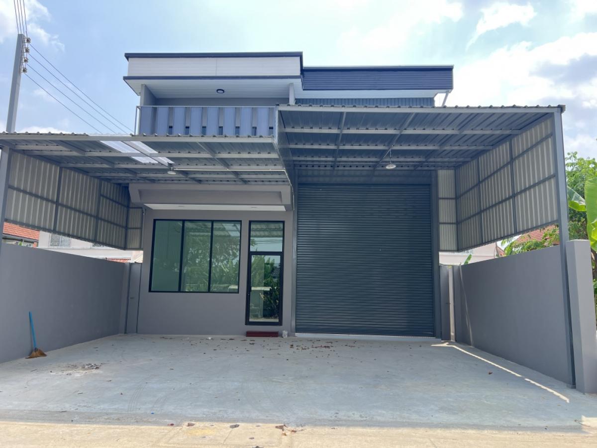 For SaleWarehousePathum Thani,Rangsit, Thammasat : Selling office, home office, warehouse, Lam Luk Ka Khlong 4, newly built in Khlong 4, Lam Luk Ka, cheap price