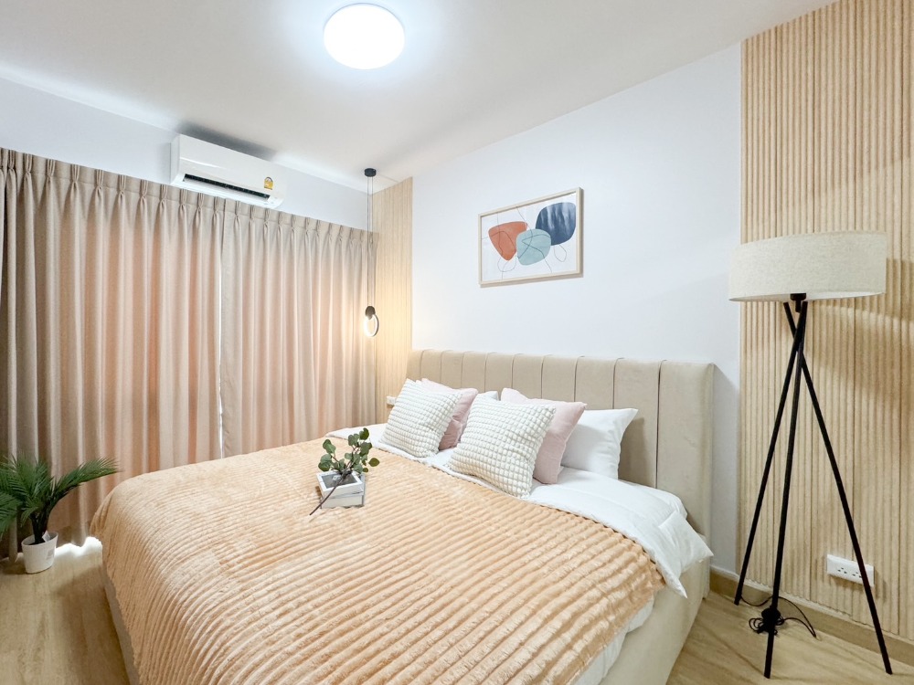 For SaleCondoOnnut, Udomsuk : Condo for sale A Space Sukhumvit 77, beautiful room with all new furniture