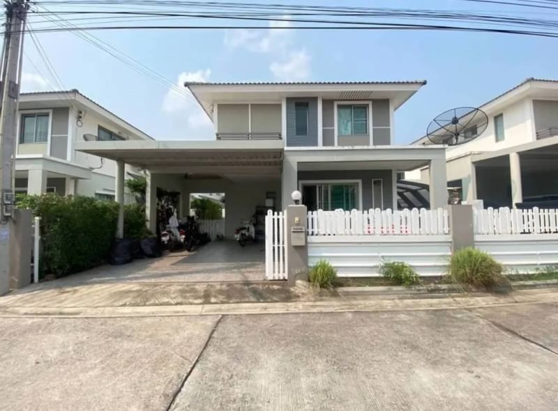 For RentHouseSriracha Laem Chabang Ban Bueng : Single house for rent in Sriracha, Life in the Garden Village - Suan Suea Road