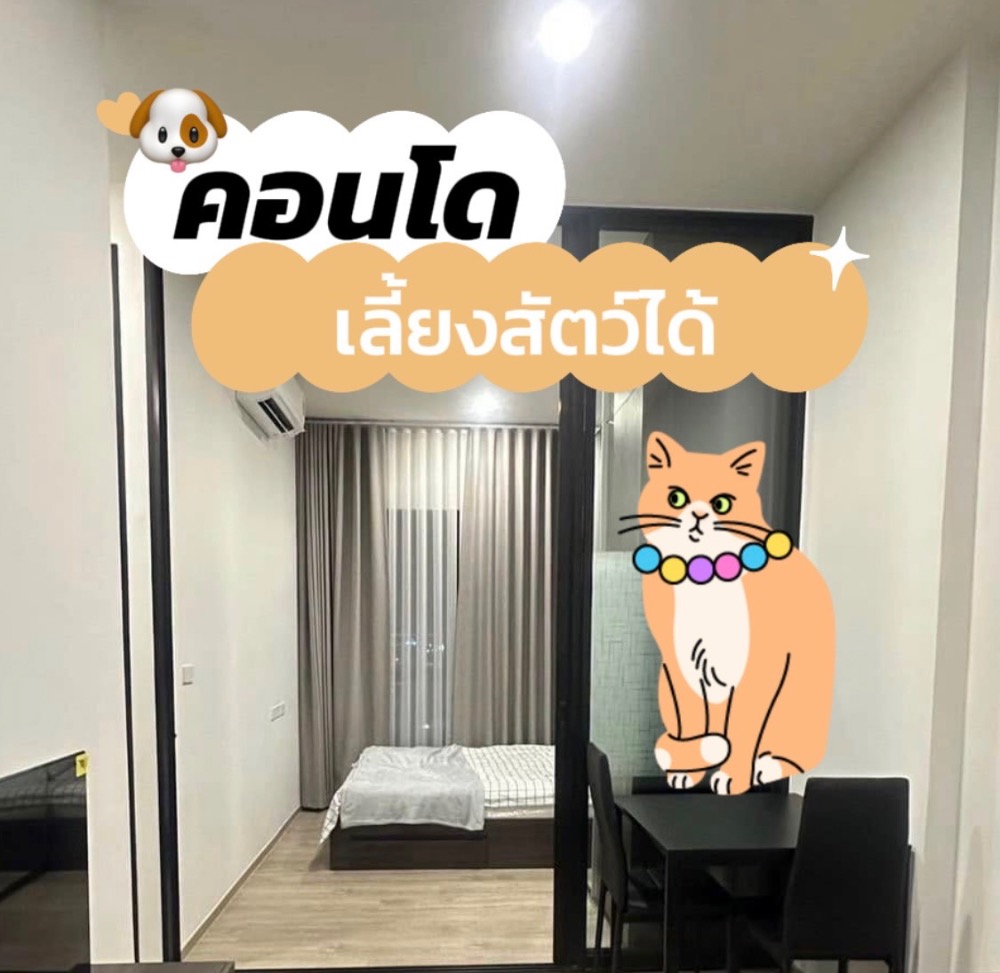 For RentCondoNawamin, Ramindra : 🐶🐱The origin plug & play ramintra Ramintra, pets allowed, near BTS Ramintra