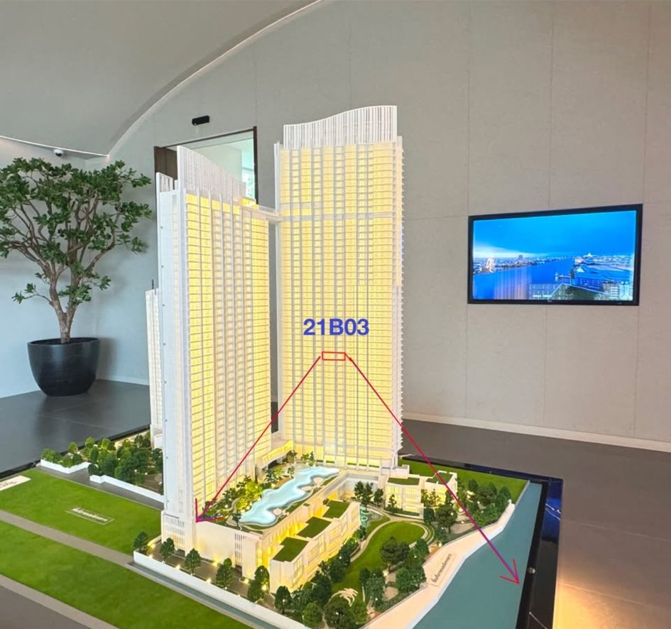 For SaleCondoRama 8, Samsen, Ratchawat : ♦ Chao Phraya River view ♦ 20+ floor 87.20 sq.m. | 2 bedrooms, 2 bathrooms | Condo near Sarin Kindergarten 3 minutes, Gateway at Bang Sue 7 minutes.