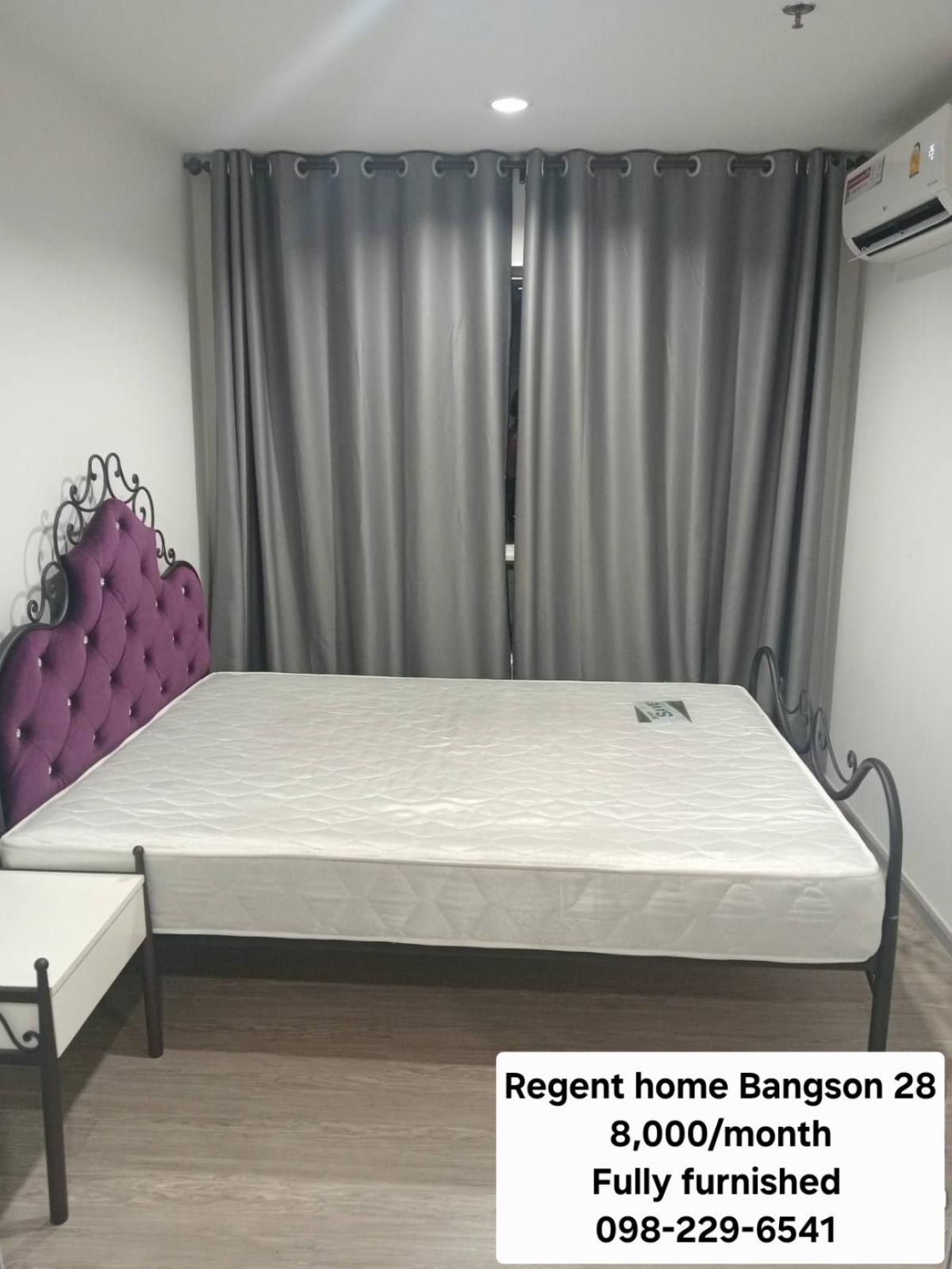 For RentCondoBang Sue, Wong Sawang, Tao Pun : Condo for rent, MRT Bang Son🧡 Regent Home Bang Son Phase 28🔥