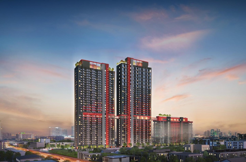 Sale DownCondoRatchadapisek, Huaikwang, Suttisan : (Down payment for sale) Aspire Huai Khwang, city view room, new condo, near MRT Huai Khwang