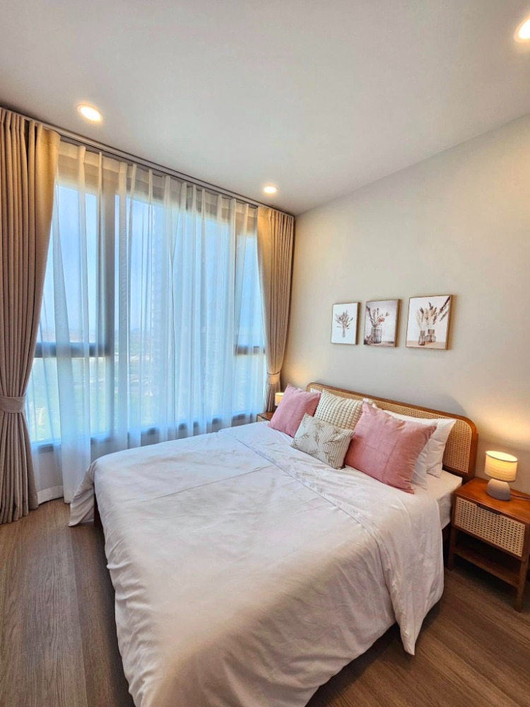 For RentCondoBangna, Bearing, Lasalle : Condo Whizdom The Forestias, 2 bedrooms, near BTS Bangna, MRT Sri Eiam Station,