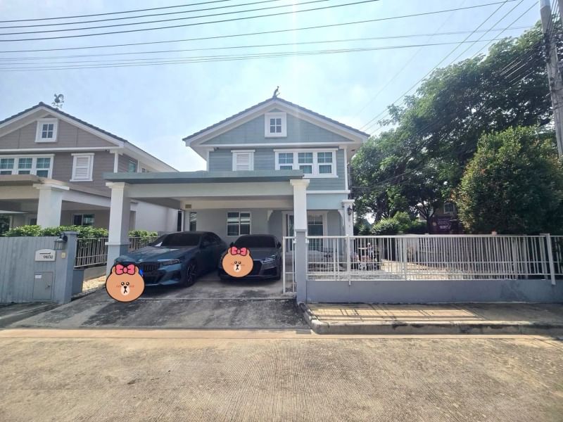 For SaleHouseMahachai Samut Sakhon : Single house for sale, Village Village, corner house