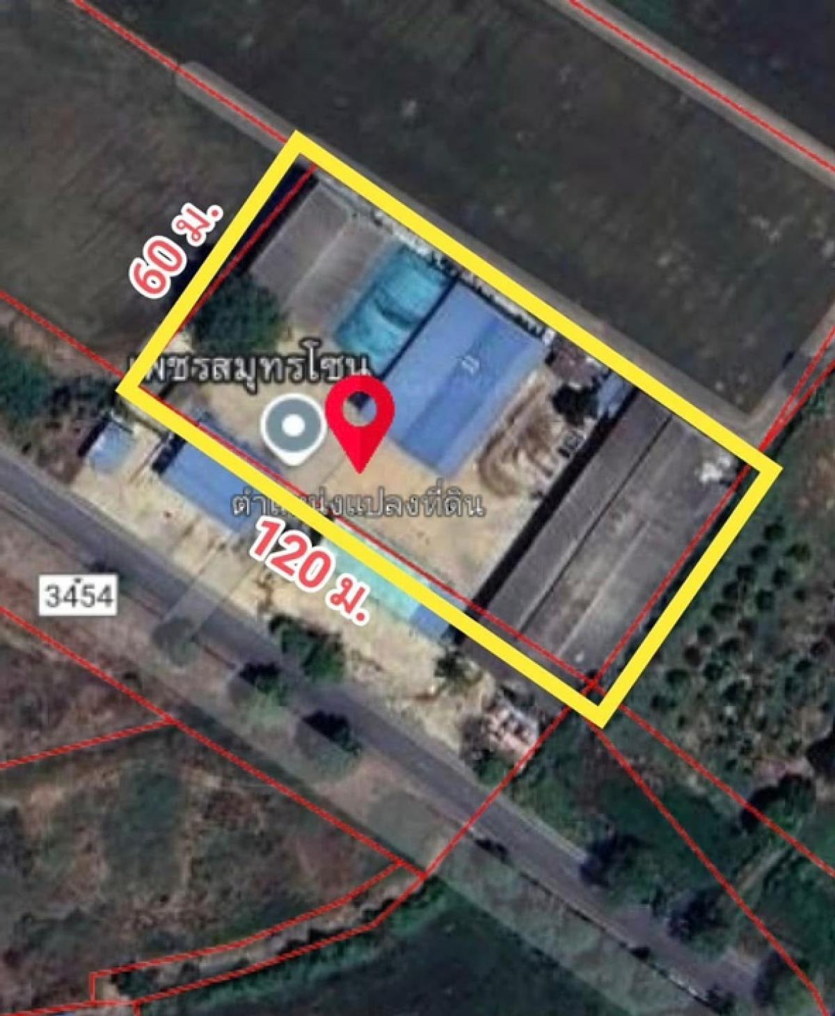 For SaleFactoryAng Thong : For sale‼️ Factory with warehouse, area 4-1-2 rai. Located in Pho Thong District, Ang Thong Province, located on the main road, Highway 3454, bypass road Ang Thong-Sing Buri-Uthai Thani-Nakhon Sawan, convenient transportation - Usable area 5,800 square me