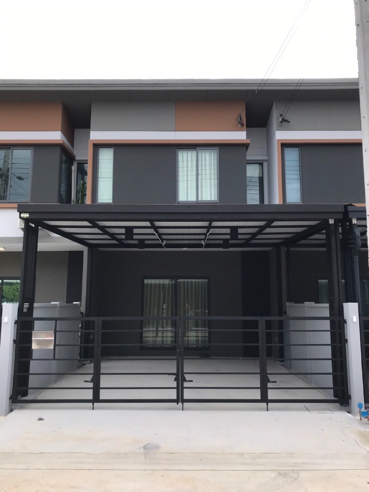 For SaleNonthaburi, Bang Yai, Bangbuathong : For sale: 2-storey townhouse, 5-meter wide, Pleno Town Bankluai-Kanchana