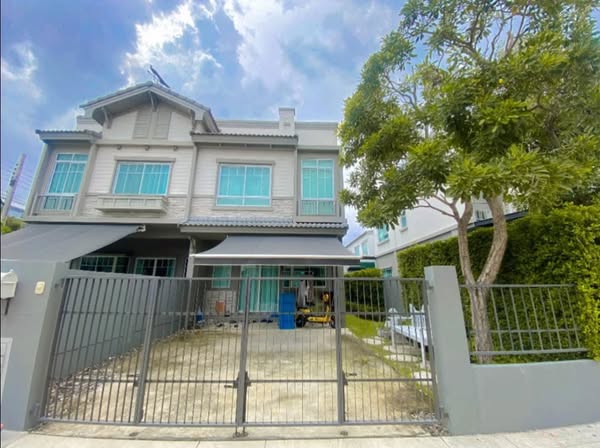 For RentHouseBangna, Bearing, Lasalle : Townhouse for rent Villaggio Srinakarin - Bangna 2beds fully furnished ( SPSEVE686 )