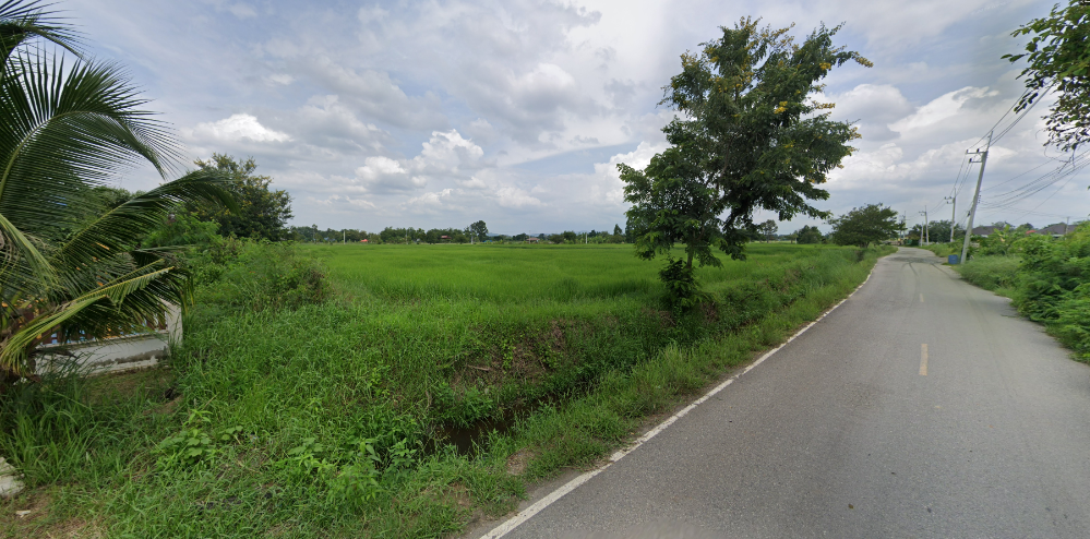 For SaleLandChachoengsao : Land for sale, 4 rai, long plot, Chachoengsao