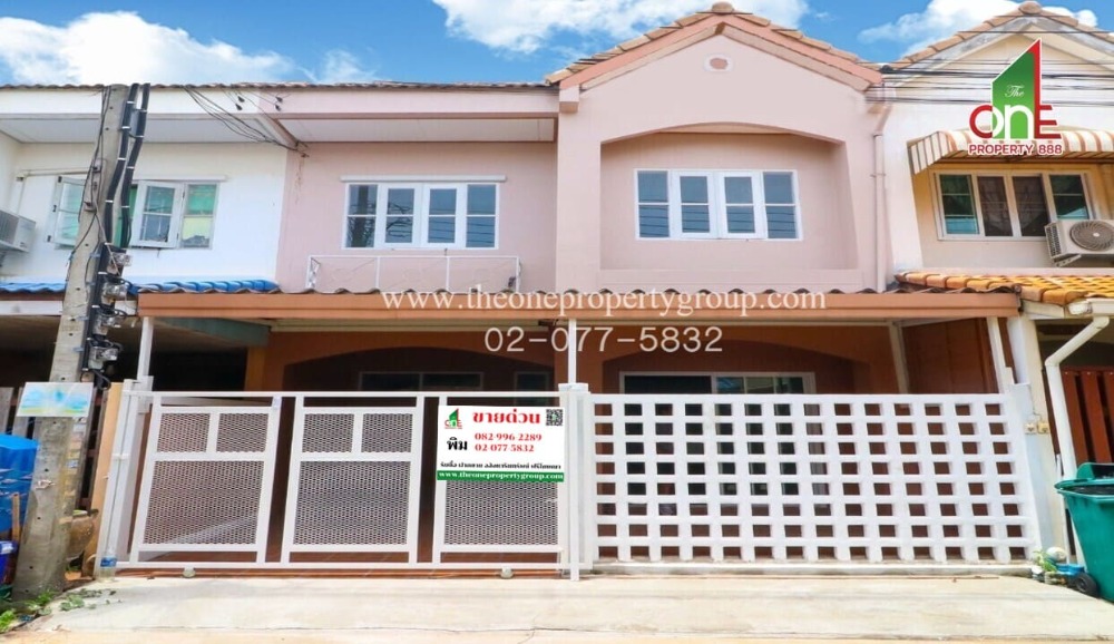 For SaleTownhouseNonthaburi, Bang Yai, Bangbuathong : 2-storey townhouse, Buathong Thani Parkville 5 Village, Ratchaphruek Road, Laharn, Bang Bua Thong, Nonthaburi Province