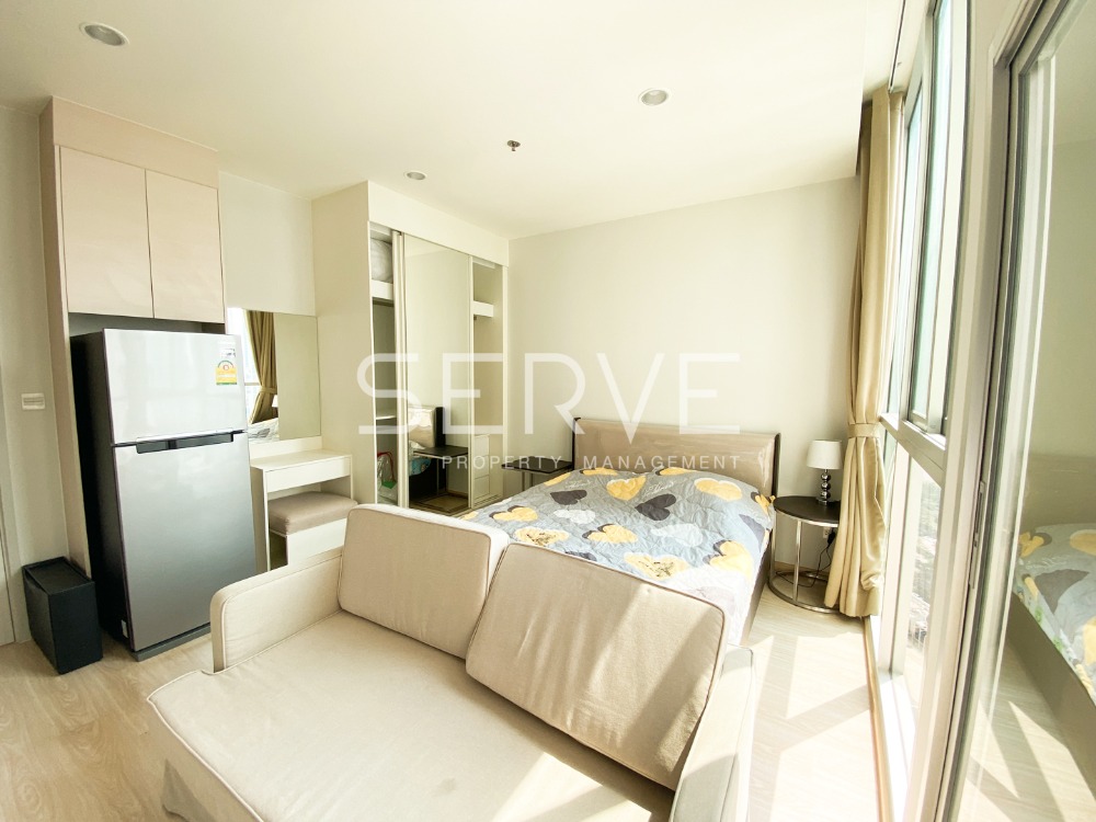 For RentCondoRatchadapisek, Huaikwang, Suttisan : Nice Studio Good view & Good Location Next To MRT Thailand Cultural Centre 80 m.   @ Noble Revolve Ratchada 2