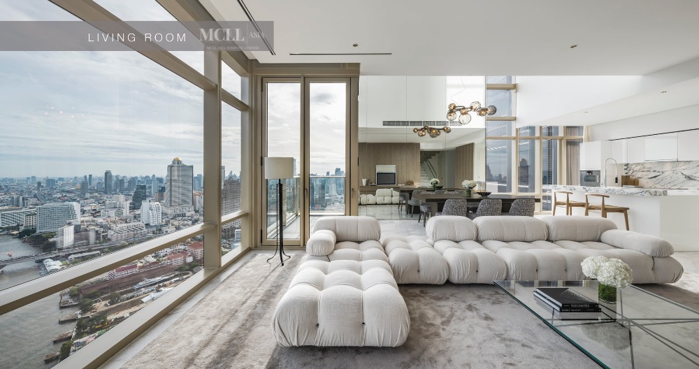 ขายคอนโดพระราม 8 สามเสน ราชวัตร : The Four Seasons Private Residences Bangkok, Duplex Unit Fully Furnished And Decorated By B&B Italia