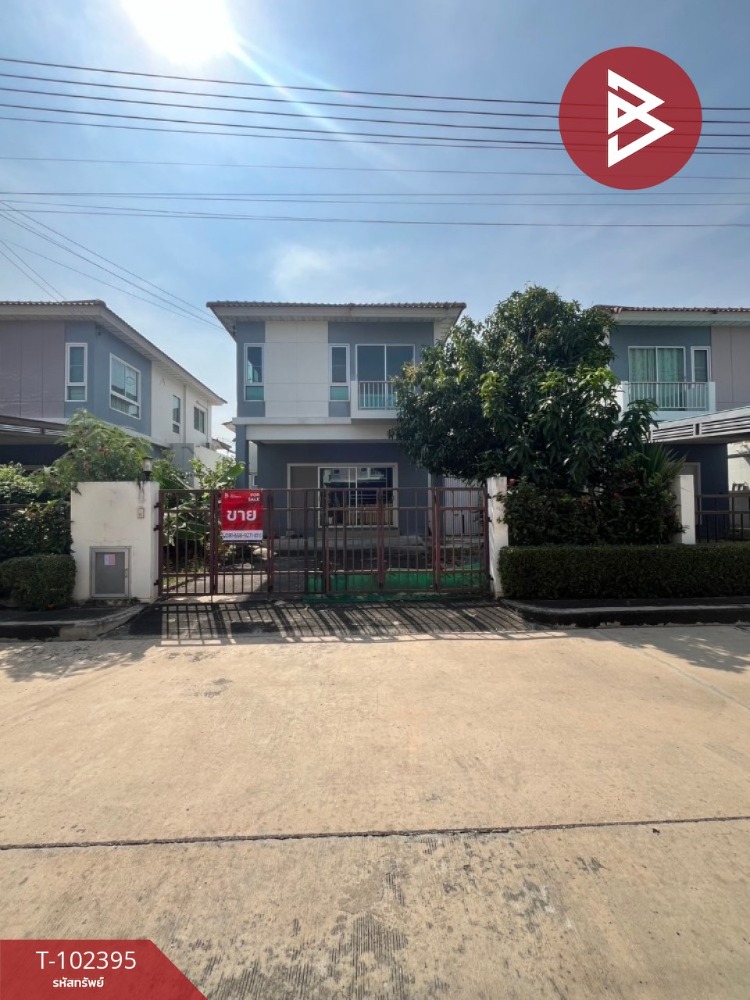 For SaleTownhouseMahachai Samut Sakhon : For sale: semi-detached house, end unit, Supalai Bella Village, Rama 2-Phanthai Norasing, Samut Sakhon