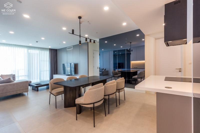 For RentCondoSukhumvit, Asoke, Thonglor : Condo For Rent Fullerton 3 Bedroom 3 Bathroom 132 sqm