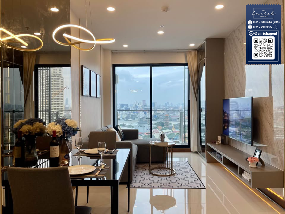 For RentCondoWongwianyai, Charoennakor : 💙For rent Supalai Premier Charoen Nakhon ready to move in BTS Khlong San💙 092-8366444 Dao // Line id : @enrichagentNEW