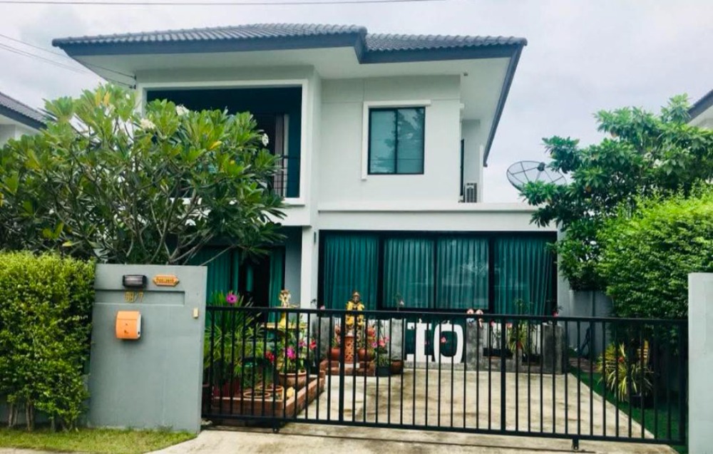 For SaleHouseRama5, Ratchapruek, Bangkruai : Single house, Delight Rama 5 - Kanchanaphisek, 3 bedrooms, 2 bathrooms, 55.4 sq m, beautifully decorated, price includes transfer