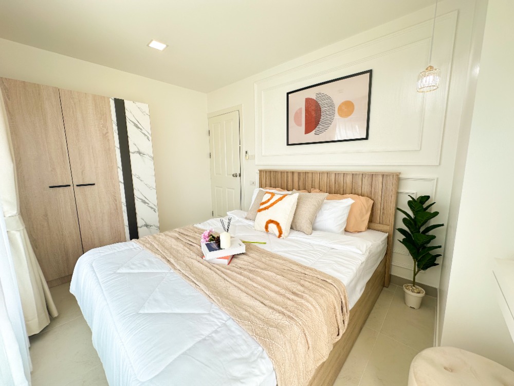 For SaleCondoRamkhamhaeng, Hua Mak : The One Plus D Huamark 2, large room, comfortable, fully furnished, good price_Do558