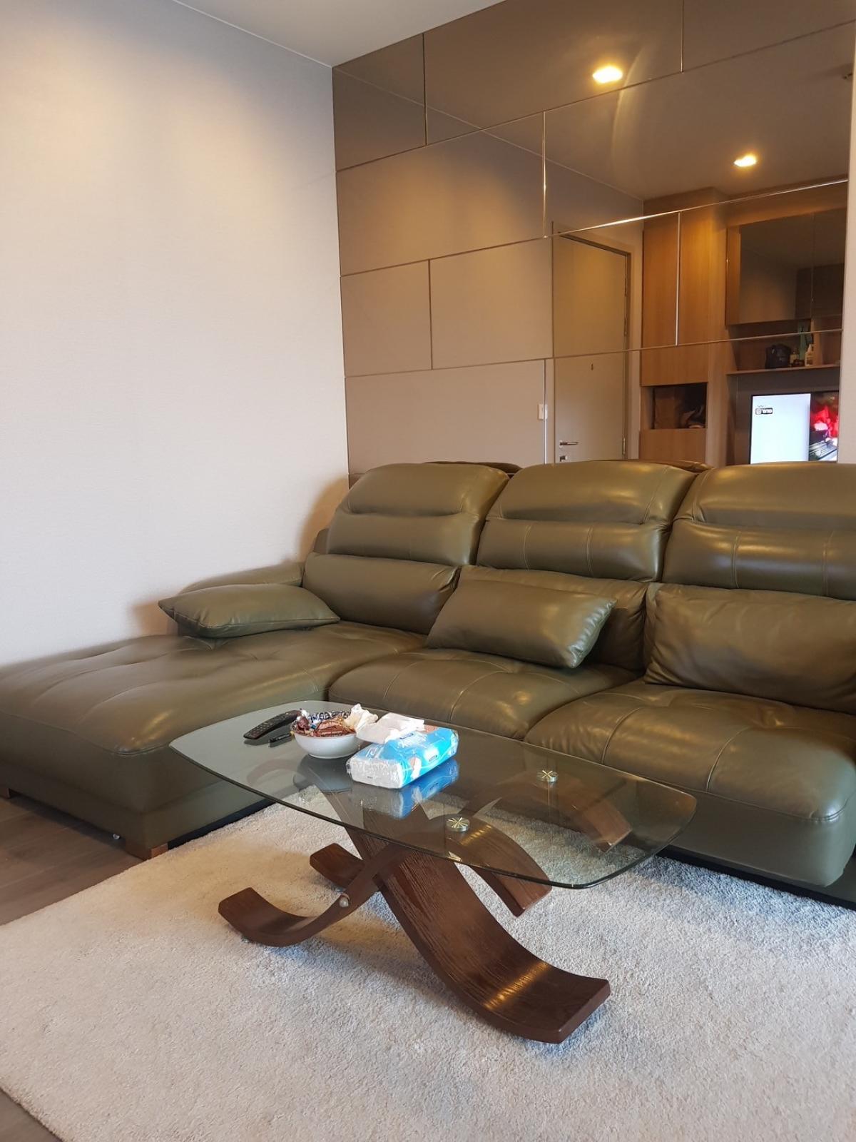 For RentCondoRattanathibet, Sanambinna : For rent Politan Aqua, 38th floor, size 31 sq m., beautifully decorated, more than 3 hundred thousand, river view, fully furnished, ready to move in